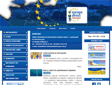 Tablet Screenshot of europedirect-dzierzgon.com